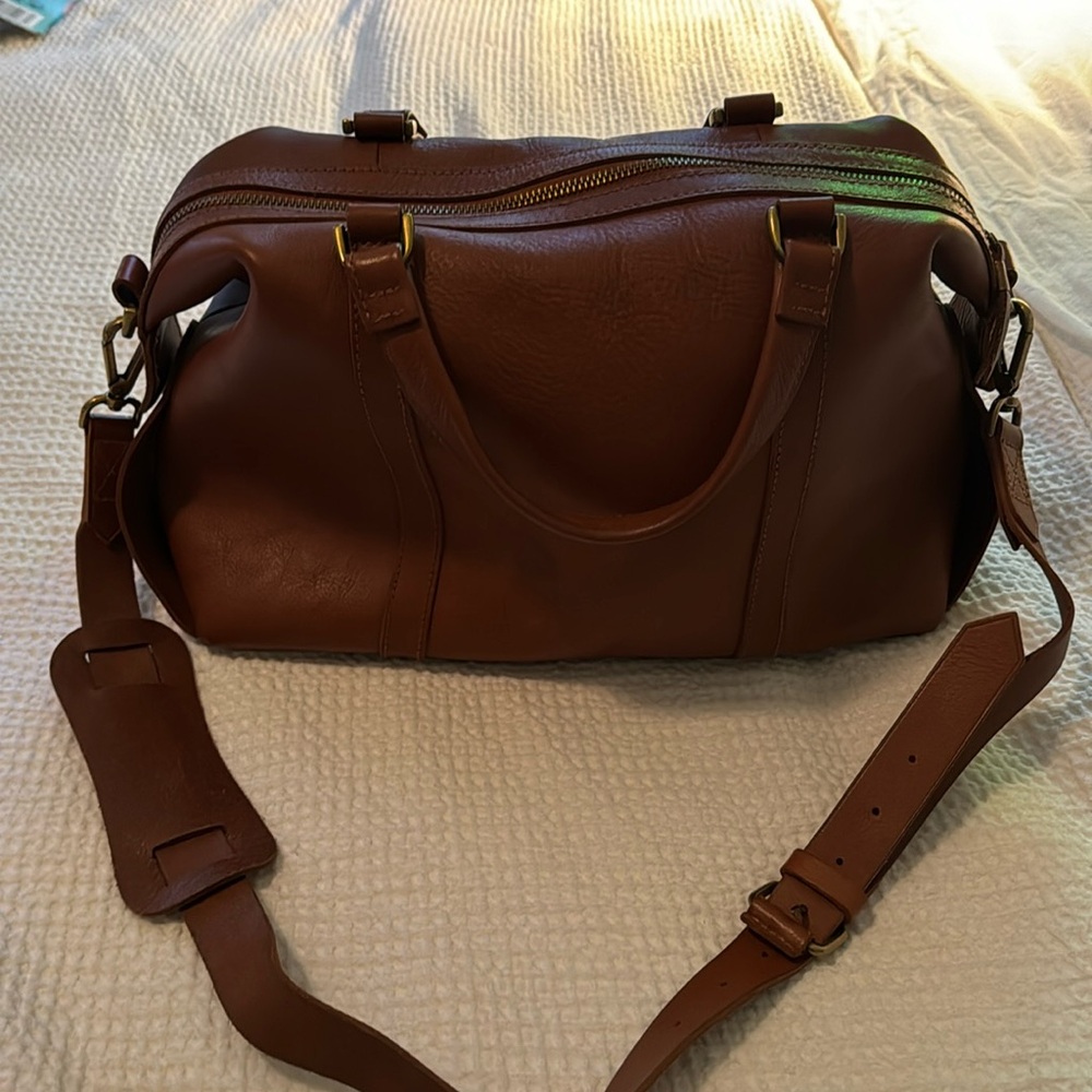 Madewell Crossbody Bag Tan Leather